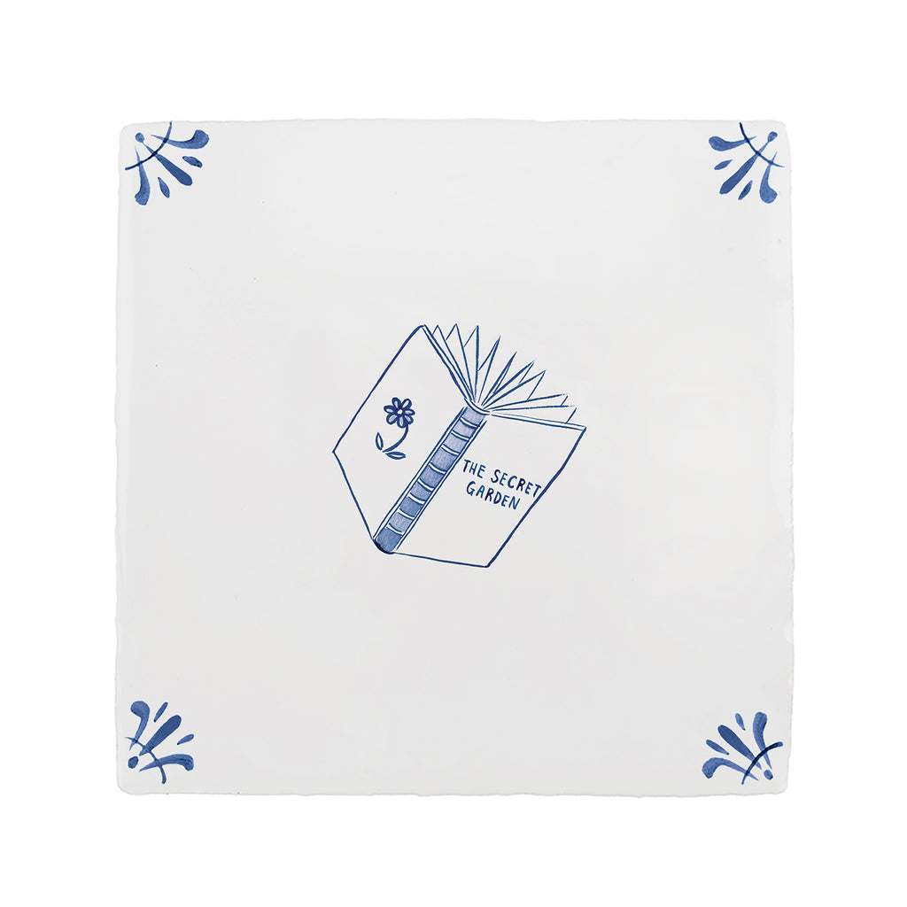 The Secret Garden Delft Tile