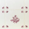 Thistles Delft Tile
