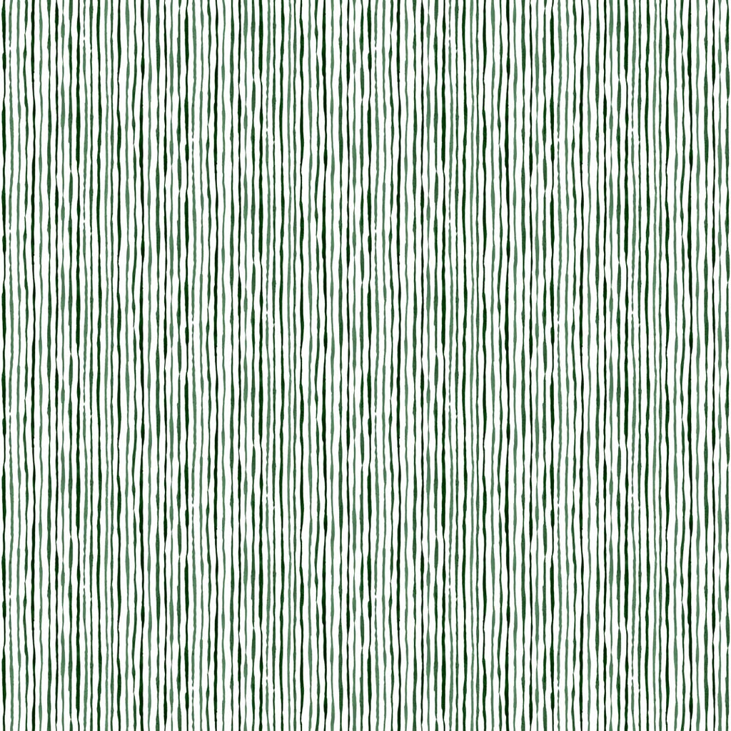 Pattern of vertical green lines on a white background