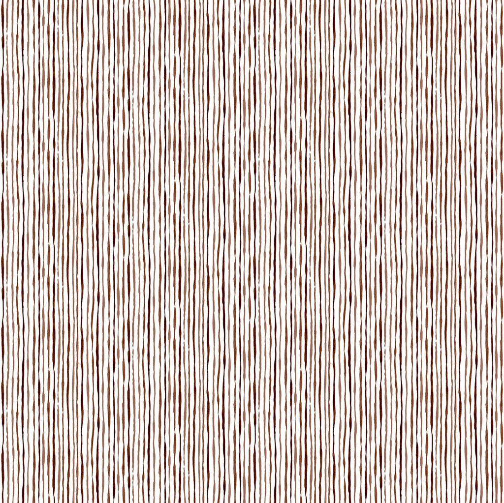 Pattern of vertical brown lines on a white background