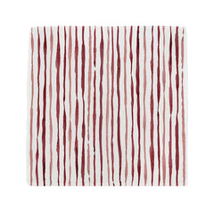 Ticking Stripe Tile, Crimson