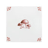 Toadstools Delft Tile