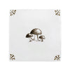 Toadstools Delft Tile