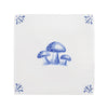 Toadstools Delft Tile
