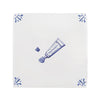 Toothpaste Delft Tile
