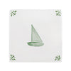 Toy Boat Delft Floor Tile