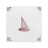 Toy Boat Delft Floor Tile