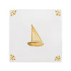 Toy Boat Delft Floor Tile