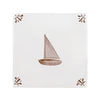 Toy Boat Delft Floor Tile