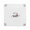 Trilby Hat Delft Tile
