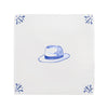 Trilby Hat Delft Tile