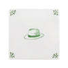 Trilby Hat Delft Tile