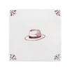Trilby Hat Delft Tile