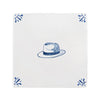 Trilby Hat Delft Tile