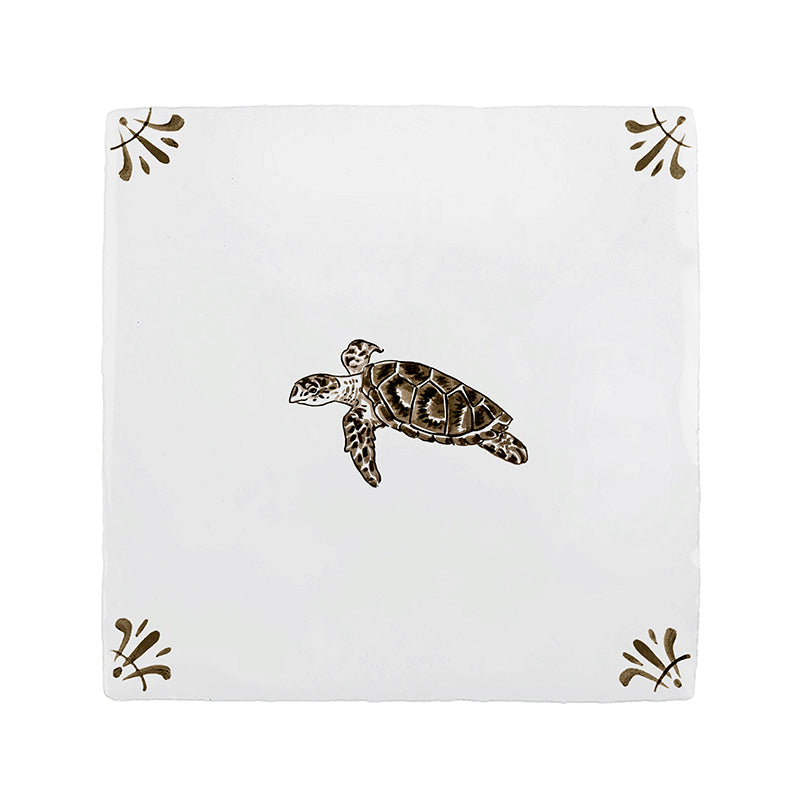 Turtle Delft Tile