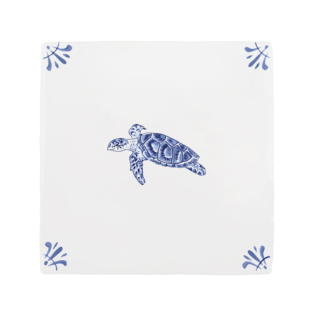 Turtle Delft Tile