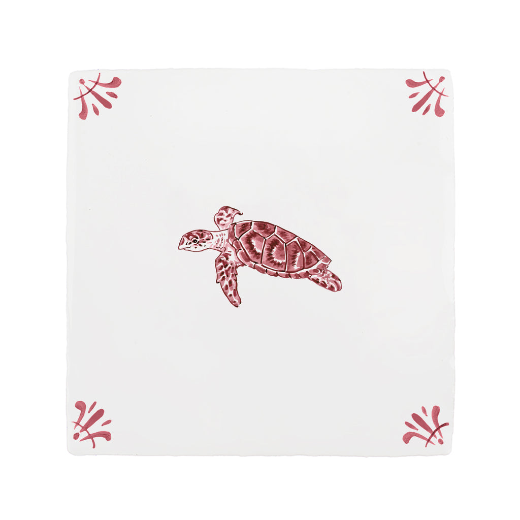 Turtle Delft Tile