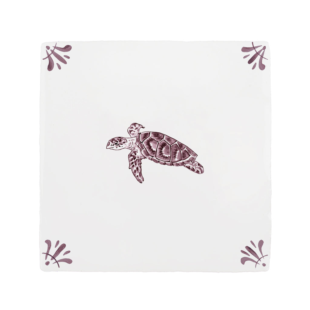 Turtle Delft Tile