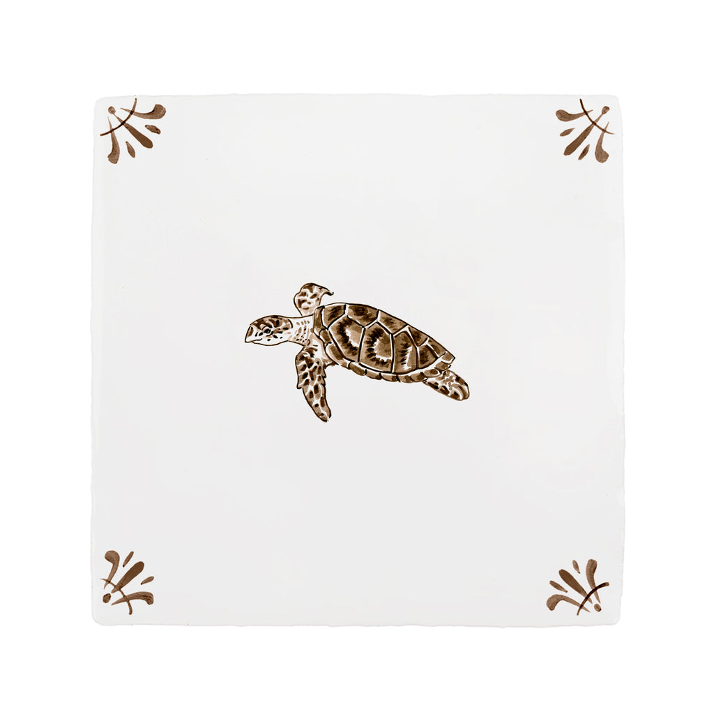 Turtle Delft Tile
