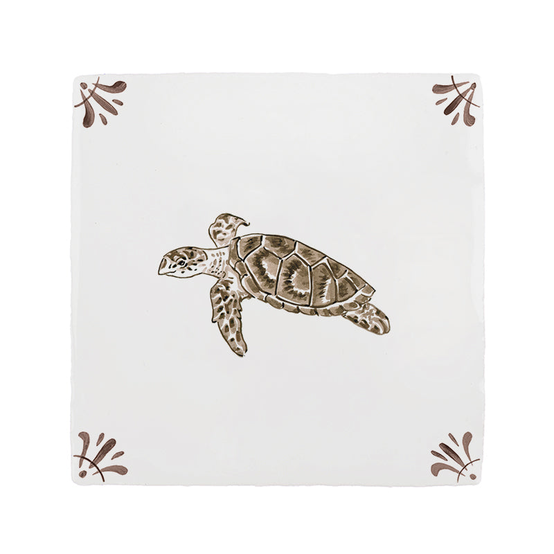 Turtle Delft Tile