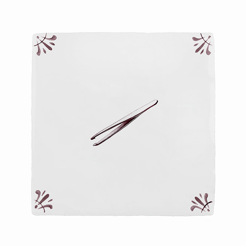 Tweezers Delft Tile