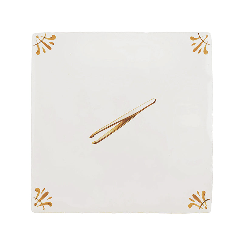 Tweezers Delft Tile
