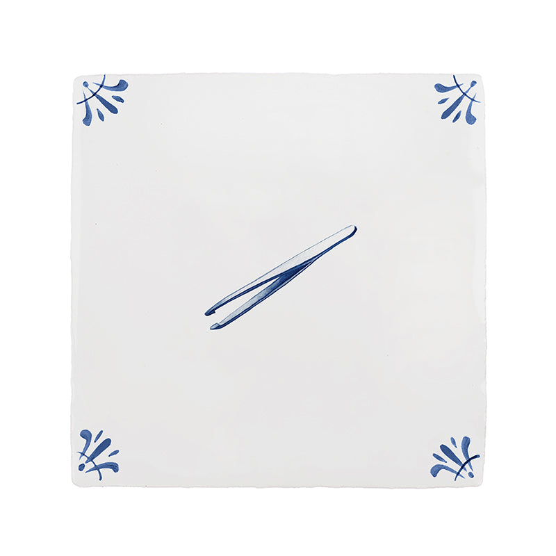 Tweezers Delft Tile