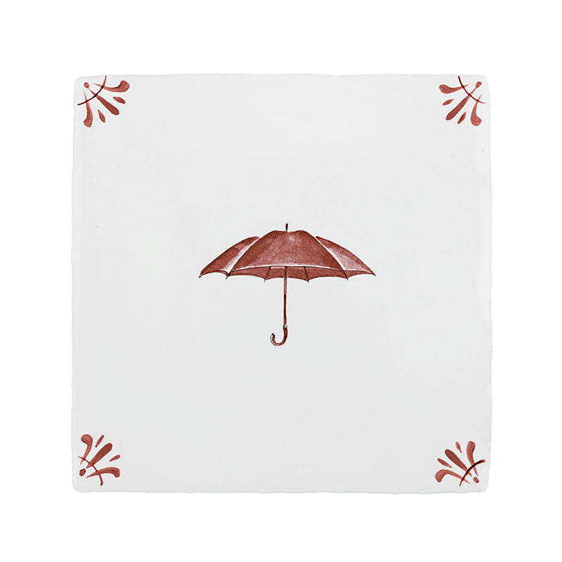 Umbrella Delft Tile