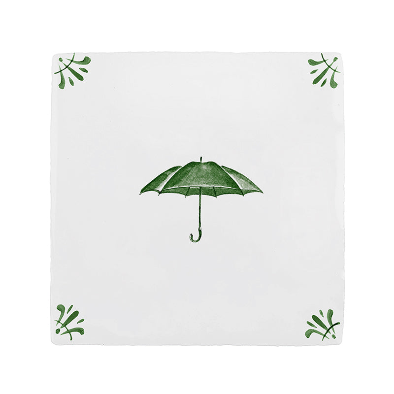 Umbrella Delft Tile