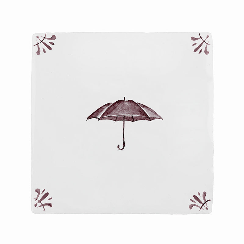 Umbrella Delft Tile