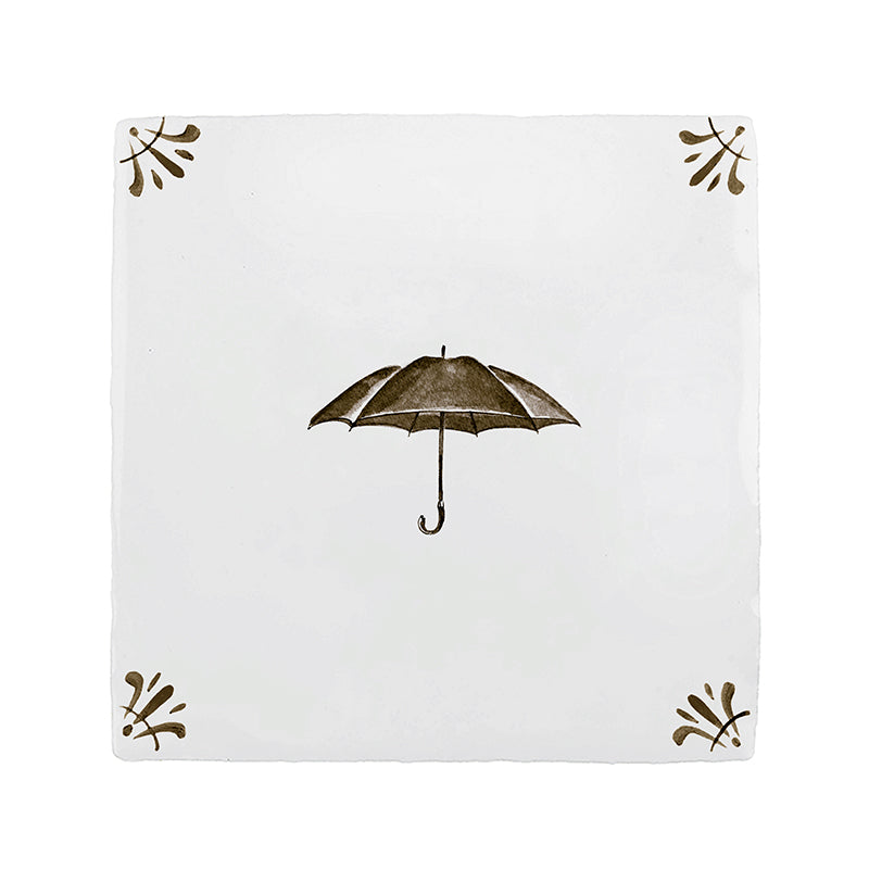 Umbrella Delft Tile