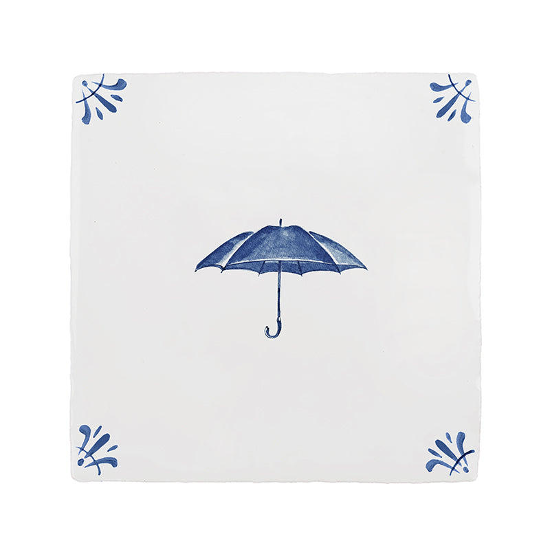 Umbrella Delft Tile