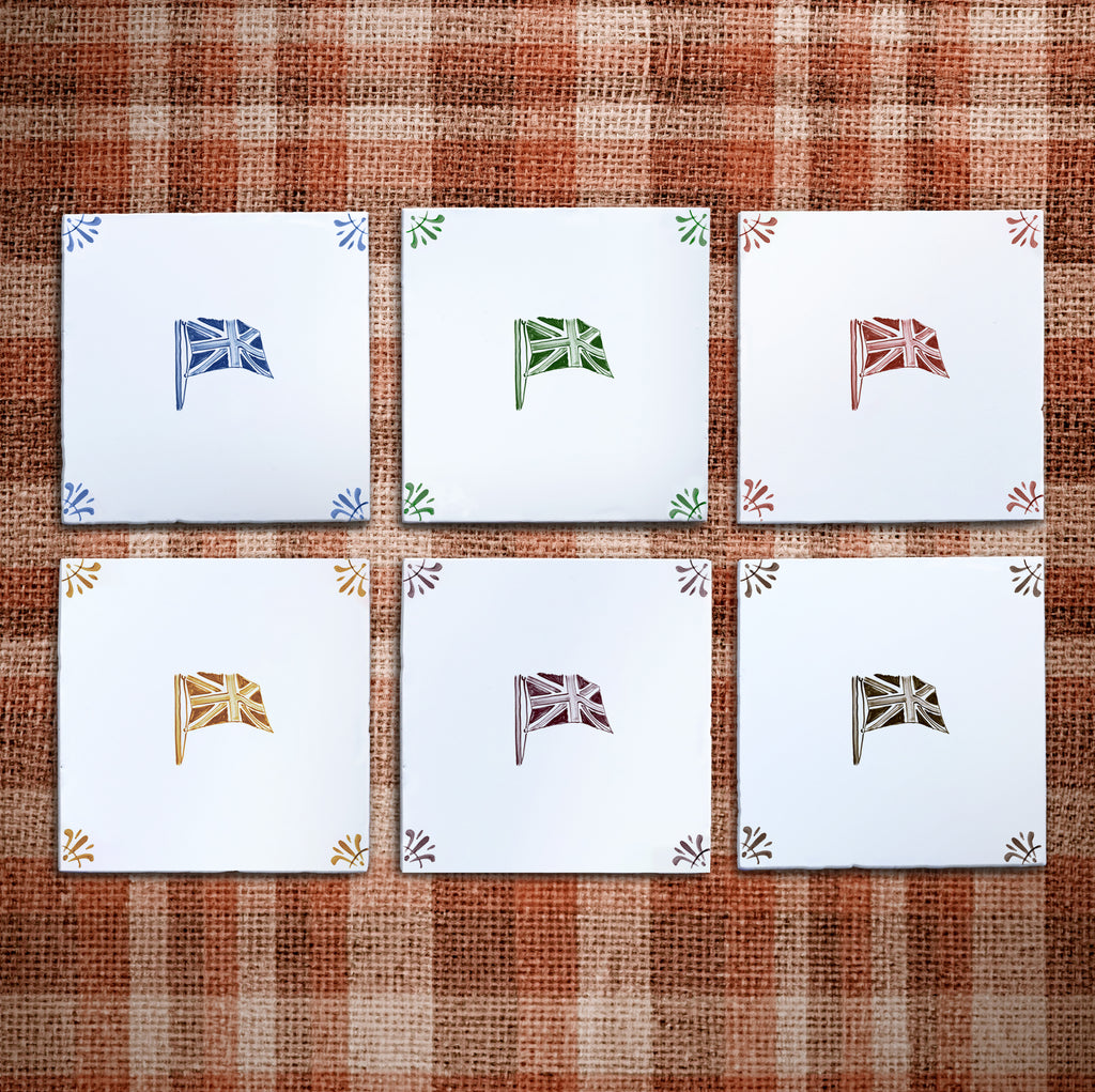 Union Jack Delft Tile