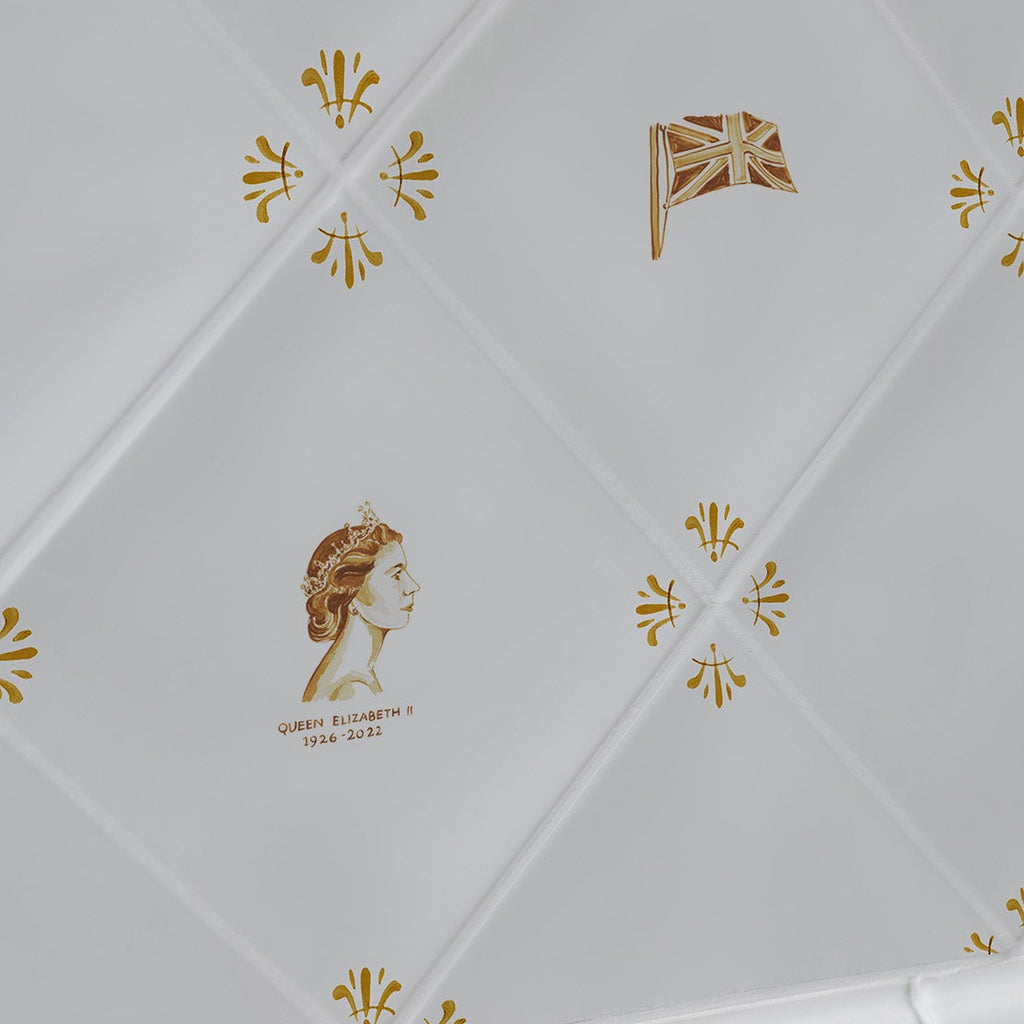 HRH Queen Elizabeth II Delft Tile