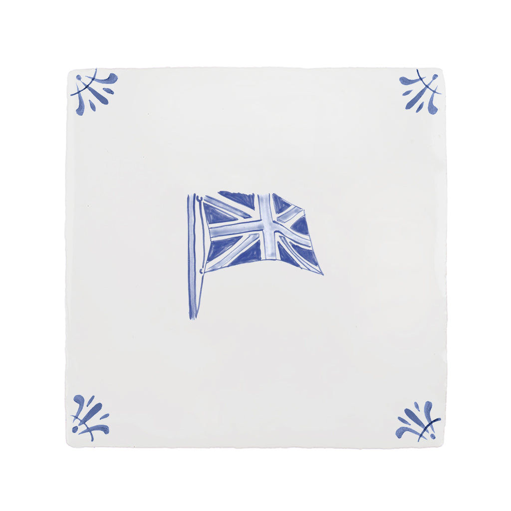 Union Jack Delft Tile