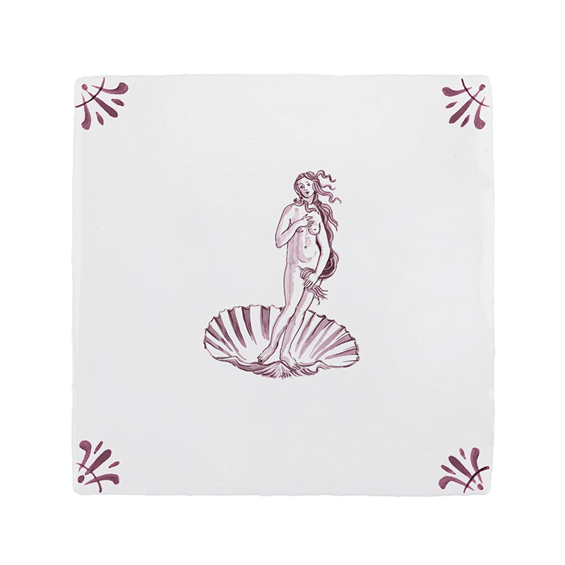 Venus Botticelli Delft Tile
