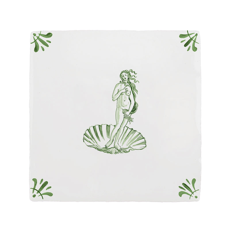 Venus Botticelli Delft Tile