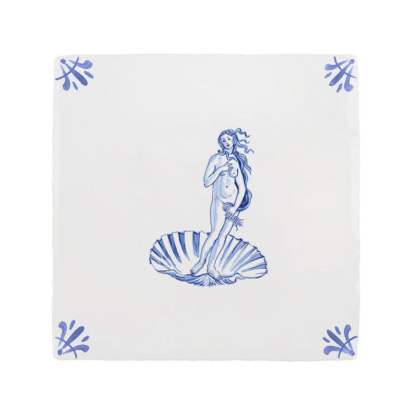 Venus Botticelli Delft Tile
