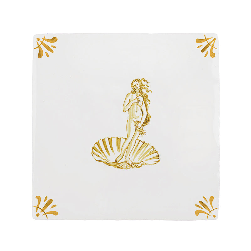 Venus Botticelli Delft Tile