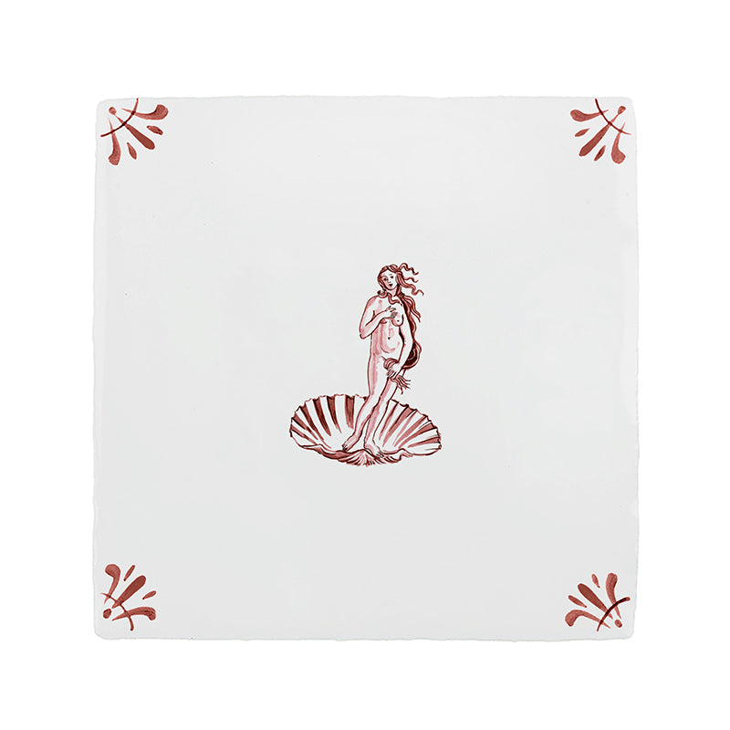 Venus Botticelli Delft Tile