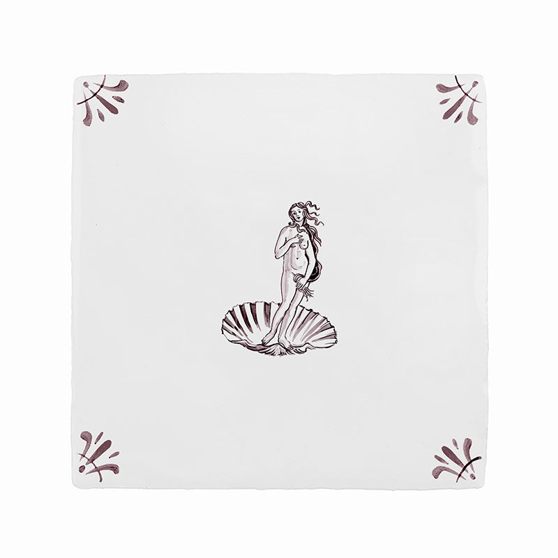 Venus Botticelli Delft Tile