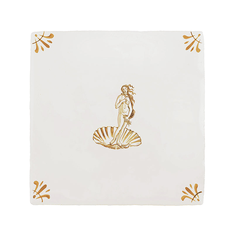 Venus Botticelli Delft Tile