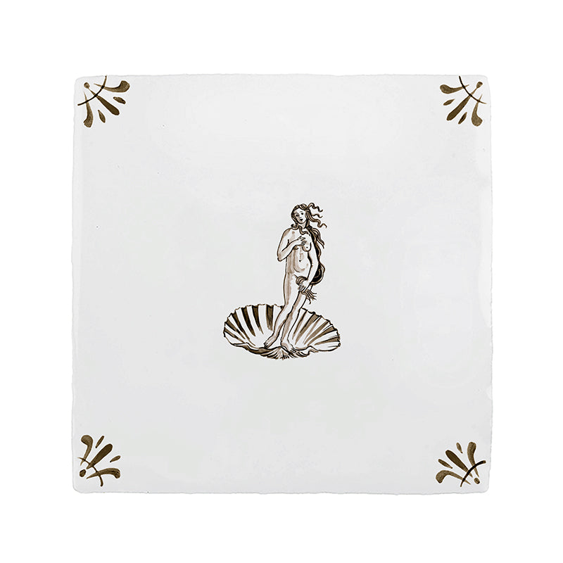 Venus Botticelli Delft Tile