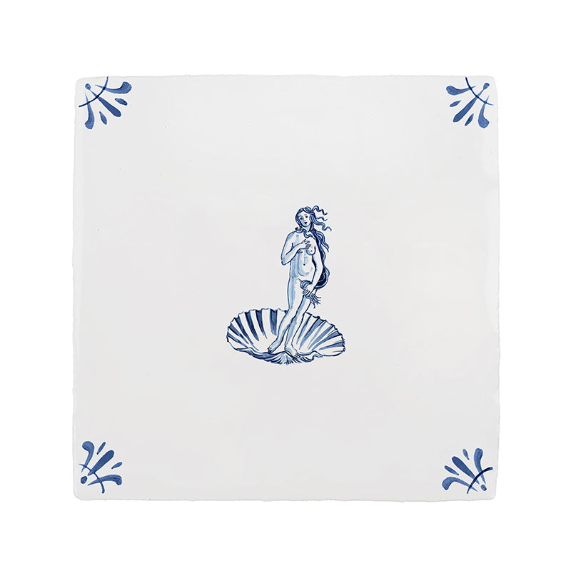 Venus Botticelli Delft Tile