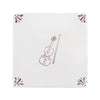 Violin Delft Tile
