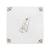 Violin Delft Tile