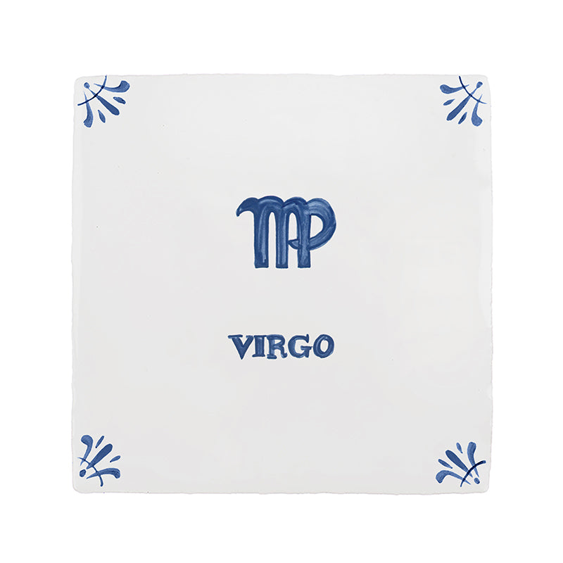 Virgo Delft Tile