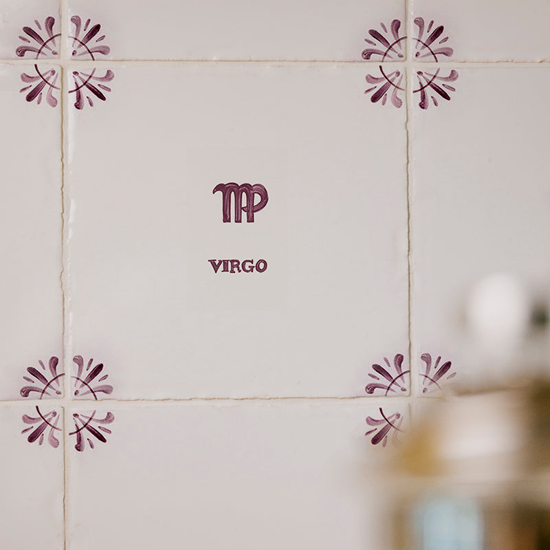 Virgo Delft Tile