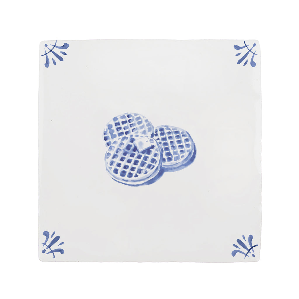 Waffle Delft Tile