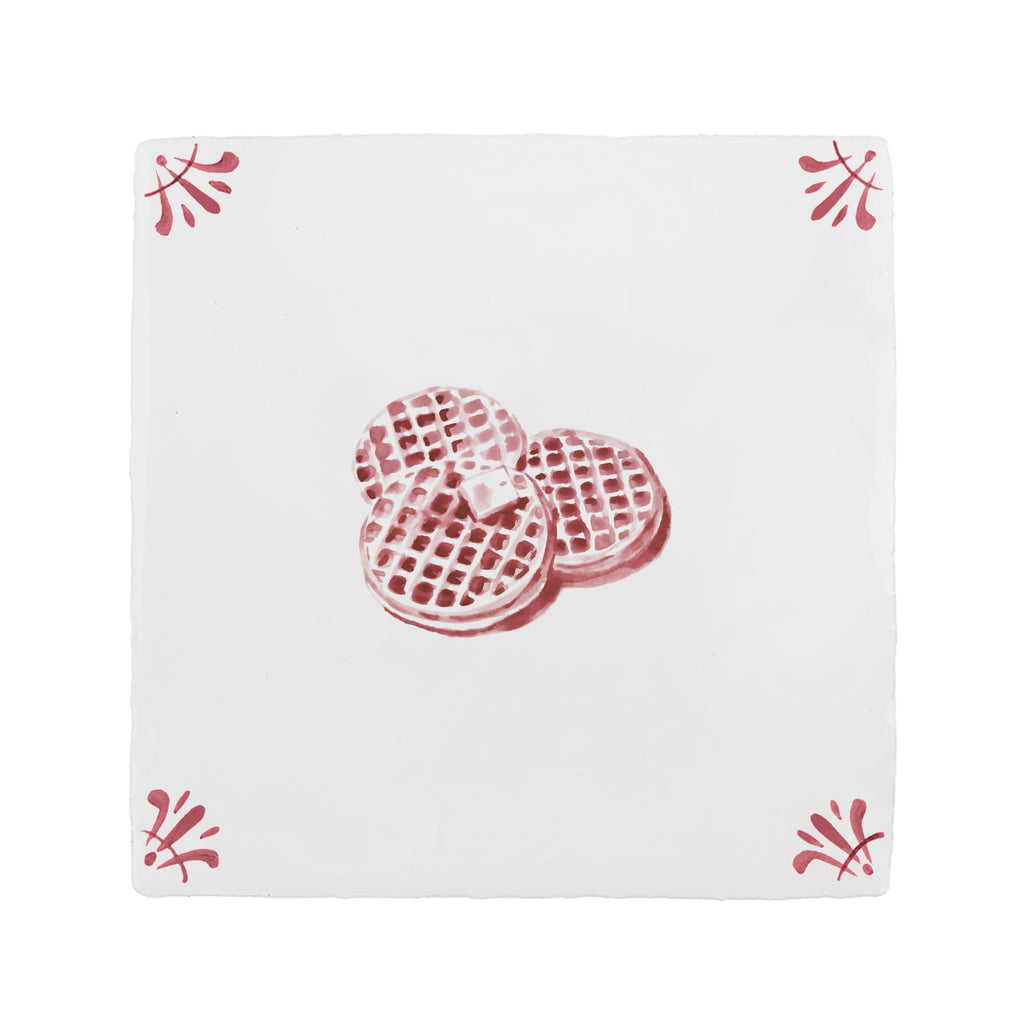 Waffle Delft Tile
